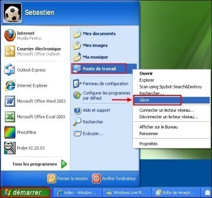 acceder au gestionnaire de peripheriques sous windows xp 0 acceder au gestionnaire de peripheriques sous windows xp 0