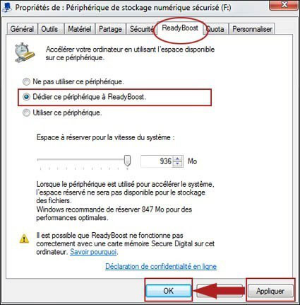 accelerer windows 7 avec une cle usb ou carte sd 2 accelerer windows 7 avec une cle usb ou carte sd 2