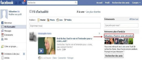 afficher la liste d amis potentiel sur facebook 0