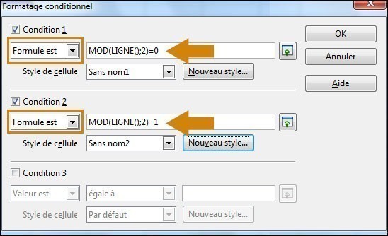 alterner couleurs et lignes sur calc open office 7 alterner couleurs et lignes sur calc open office 7