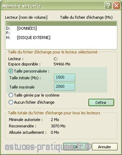 augmenter la memoire virtuelle sur windows xp 2 augmenter la memoire virtuelle sur windows xp 2