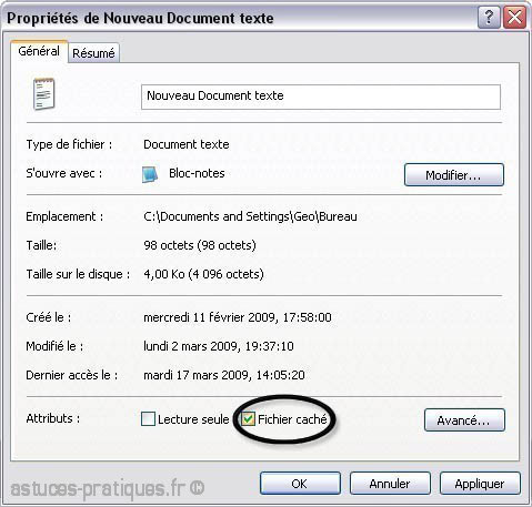 cacher un fichier avec windows xp 0 cacher un fichier avec windows xp 0
