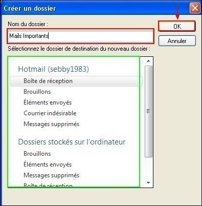 classer ses emails sous windows live mail 1 classer ses emails sous windows live mail 1