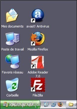 des grandes icones sur windows xp 0