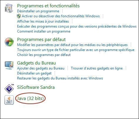 desactiver les mises a jour automatiques de java sur seven 2