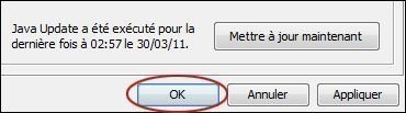 desactiver les mises a jour automatiques de java sur seven 5