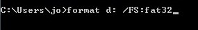 formater un disque dur ou partition en fat 32 0