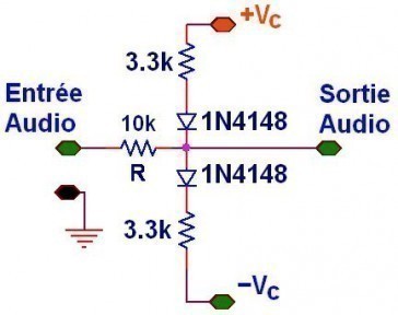 limiteur de puissance audio schema simple 2