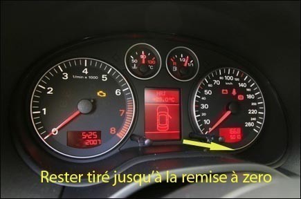 remise a zero du compteur vidange sur audi a3 8p 1