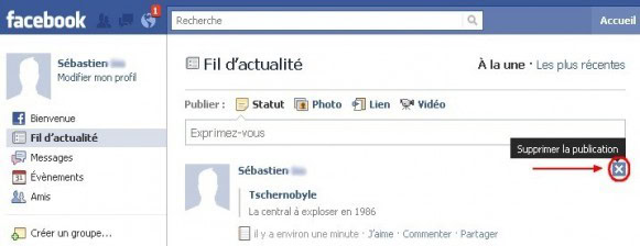 supprimer un element de votre mur d actualites facebook 0 supprimer un element de votre mur d actualites facebook 0