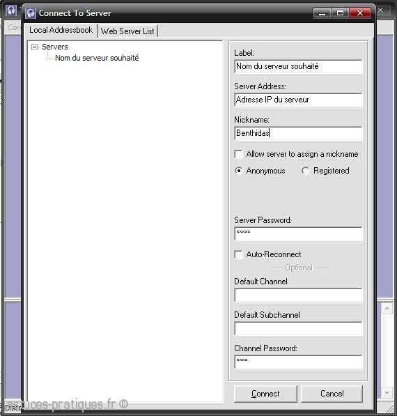utilisation de teamspeak 2 1