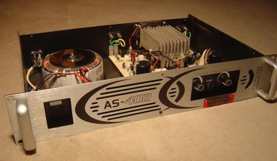 Ampli sono Audiophony AS402 2x200W realisation 0