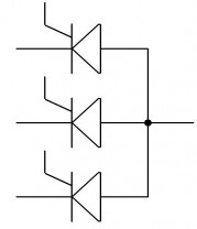 le thyristor association anode et cathode commune 2 le thyristor association anode et cathode commune 2