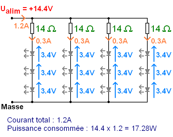 phares led 12v led en serie et resistance 7 phares led 12v led en serie et resistance 7