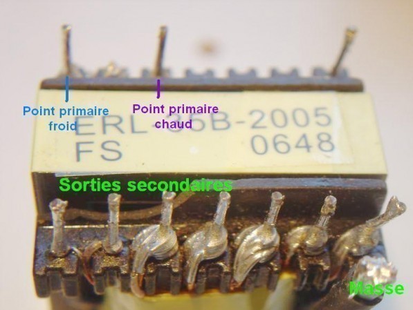 transformateur d une alimentation atx de pc 2
