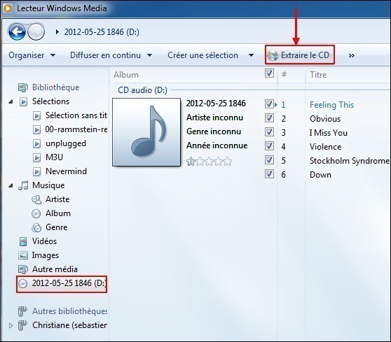 extraire un cd audio avec windows media 0 extraire un cd audio avec windows media 0