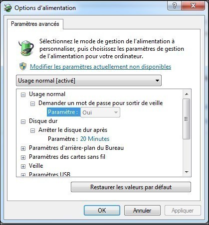 options d alimentation de windows 7 4 options d alimentation de windows 7 4