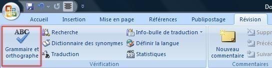 corriger vos fautes d orthographe ou de grammaire sur office 2007 1