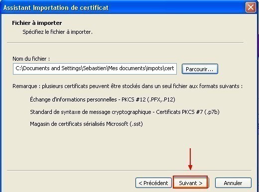 ajouter un certificat sous internet explorer 8 0 6