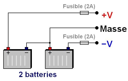 alimentation d ampli par batterie 0