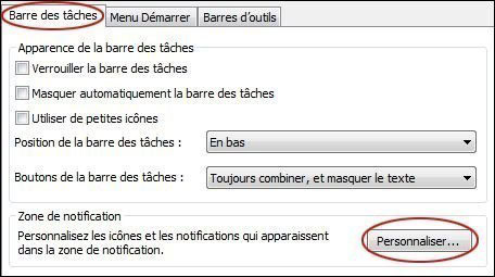 afficher votre zone de notification entierement sur seven 2