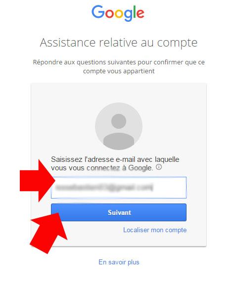 comment recuperer un compte google 1