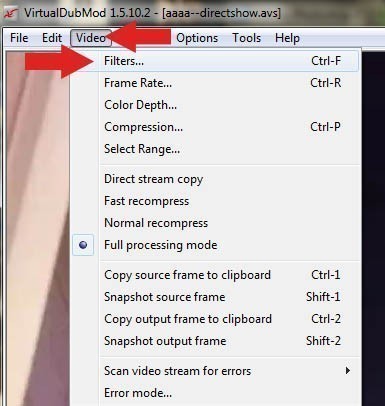 faire pivoter une video avec virtualdub 1 faire pivoter une video avec virtualdub 1