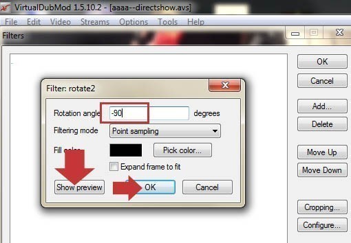 faire pivoter une video avec virtualdub 6 faire pivoter une video avec virtualdub 6