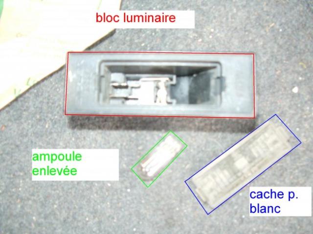 remplacement feux de plaques d immatriculation sur zx 8