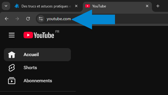 Aller sur Youtube classique et gratuit