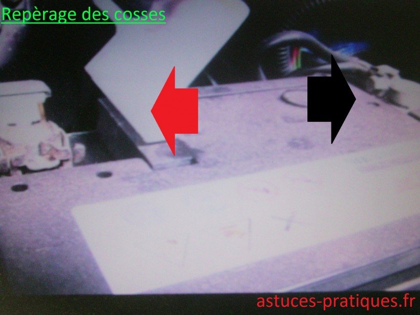 Repérage des cosses 