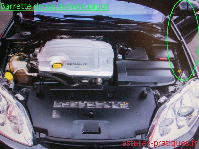 Câble D'ouverture De Capot Compatible Dacia Duster, Sandero, Logan & Renault Megane 2 (2002-2009) - Réf. 6001547330