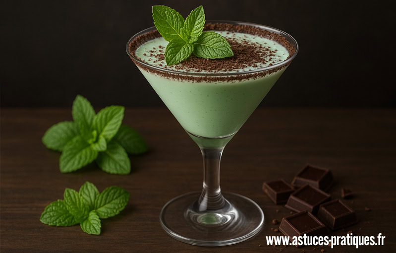 Le savoureux cocktail Mint Chocolate