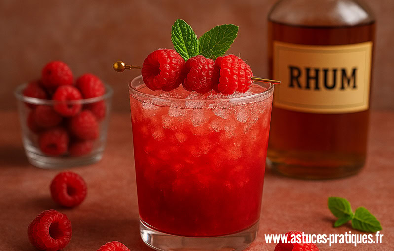 La recette du très célèbre Rhum Framboises