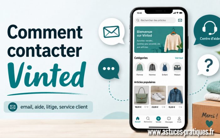 Comment faire pour contacter Vinted ?