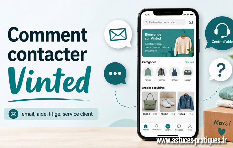 Comment faire pour contacter Vinted ?