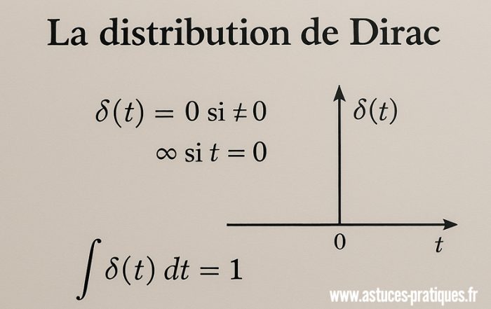Cours sur la distribution de Dirac : explications