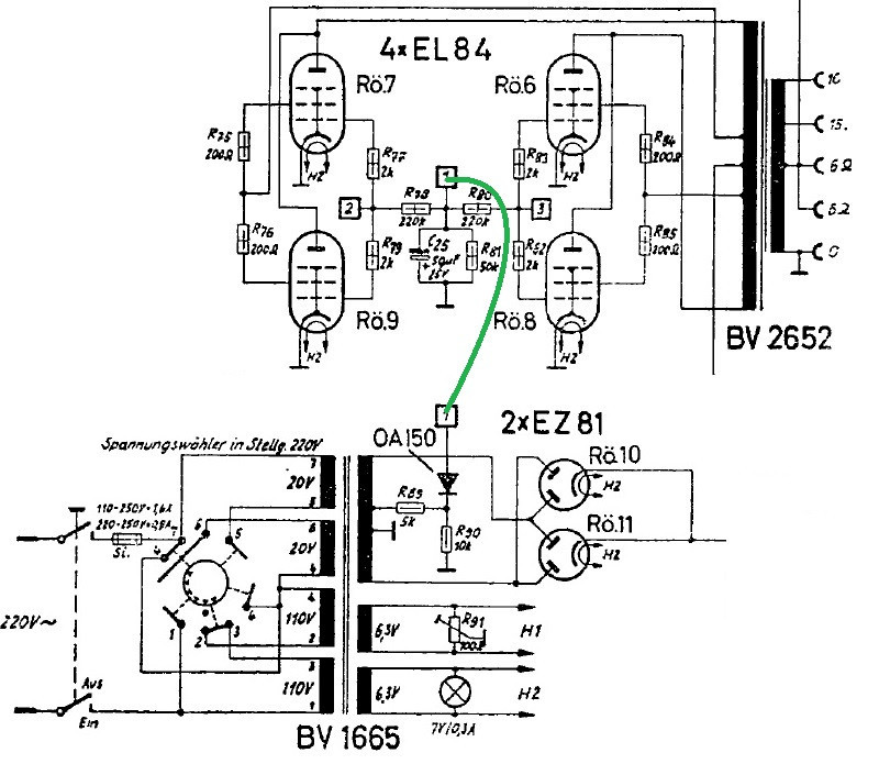 el84 fixed bias push pull echolette el84 fixed bias push pull echolette