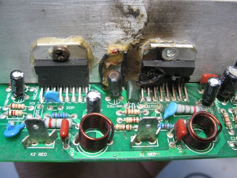 caisson amplifié tda7294