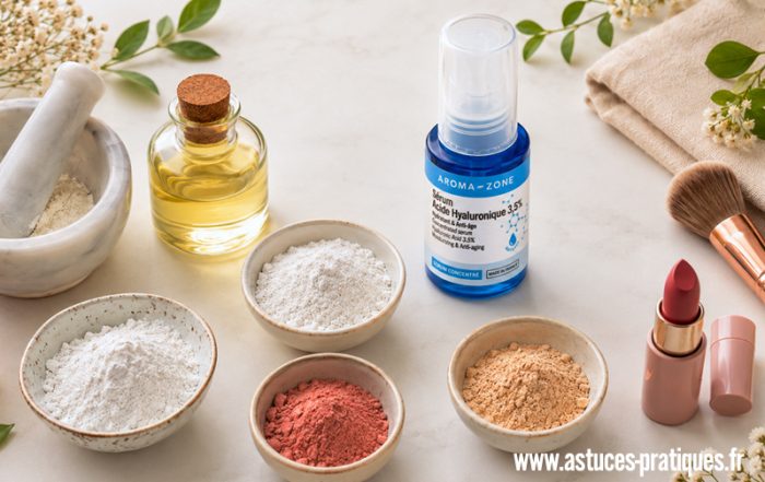 Voici les ingrédients nécessaires pour faire du maquillage maison (DIY)