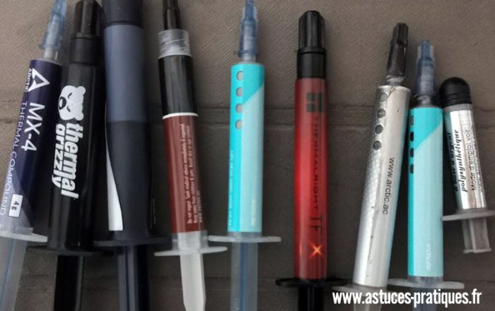 Comparatif et test pour savoir quelle est réellement la meilleure pâte thermique