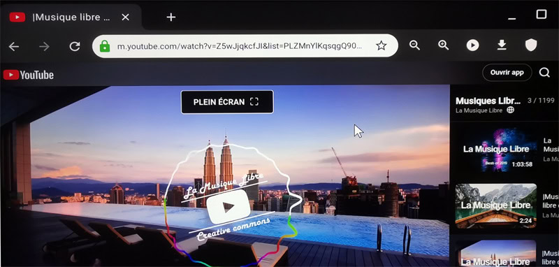 Vidéo YouTube sans aucune interruption