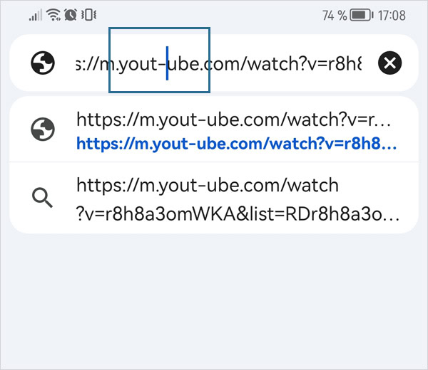 Utilisation du - pour avoir les vidéos YouTube gratuite sur mobile