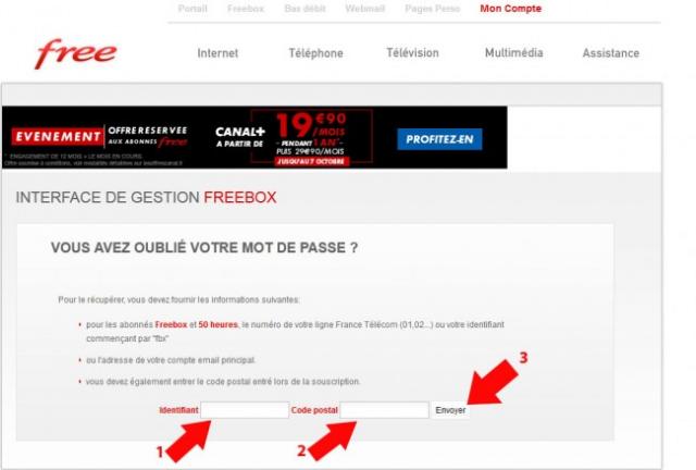 Comment Recuperer Mot De Passe Free Mail